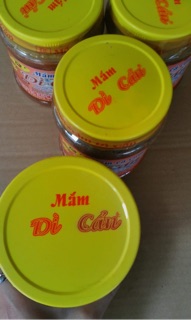 Mắm cá cơm Dì Cẩn hũ lớn 800g