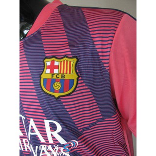 Bộ quần áo bóng đá Barca hồng