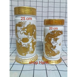 Ống nhang rồng trắng _ 2 size
