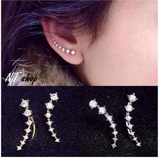 Khuyên Vành Chòm 7 Sao Zircon Lấp Lánh Lung Linh KHUYENVANH7SAO02