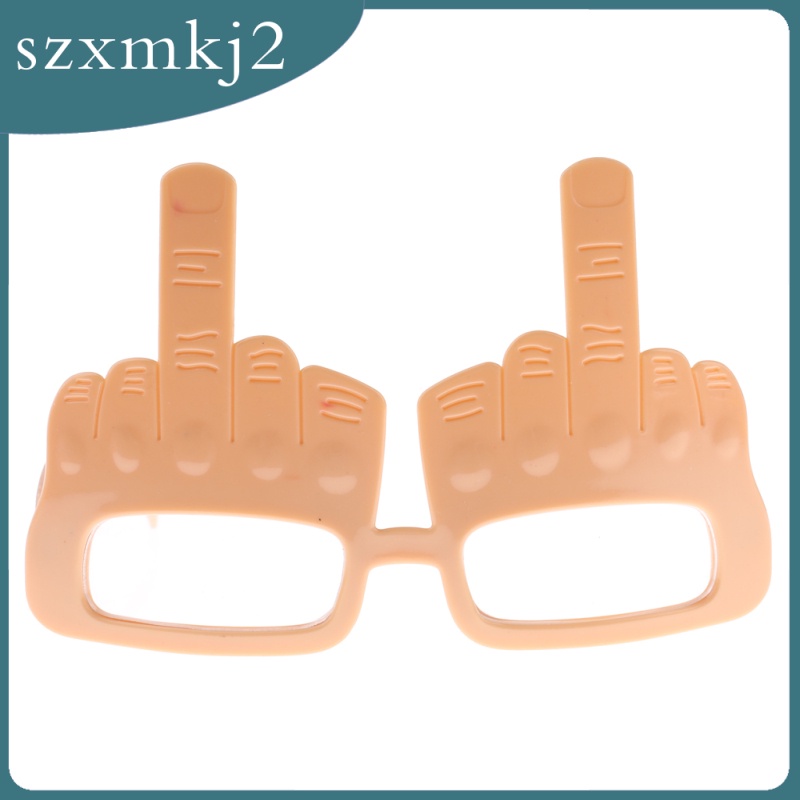 [szxmkj2] Kính Mát Hình Ngón Giữa Dễ Thương Cho Tiệc Hóa Trang