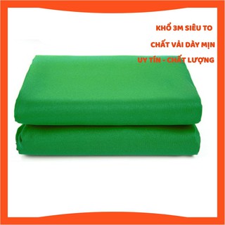 [GIÁ HỦY DIỆT ]Vải xanh lá cây 100cm x 300cm vải màu xanh lá cây tách nền phông nền vải chụp ảnh