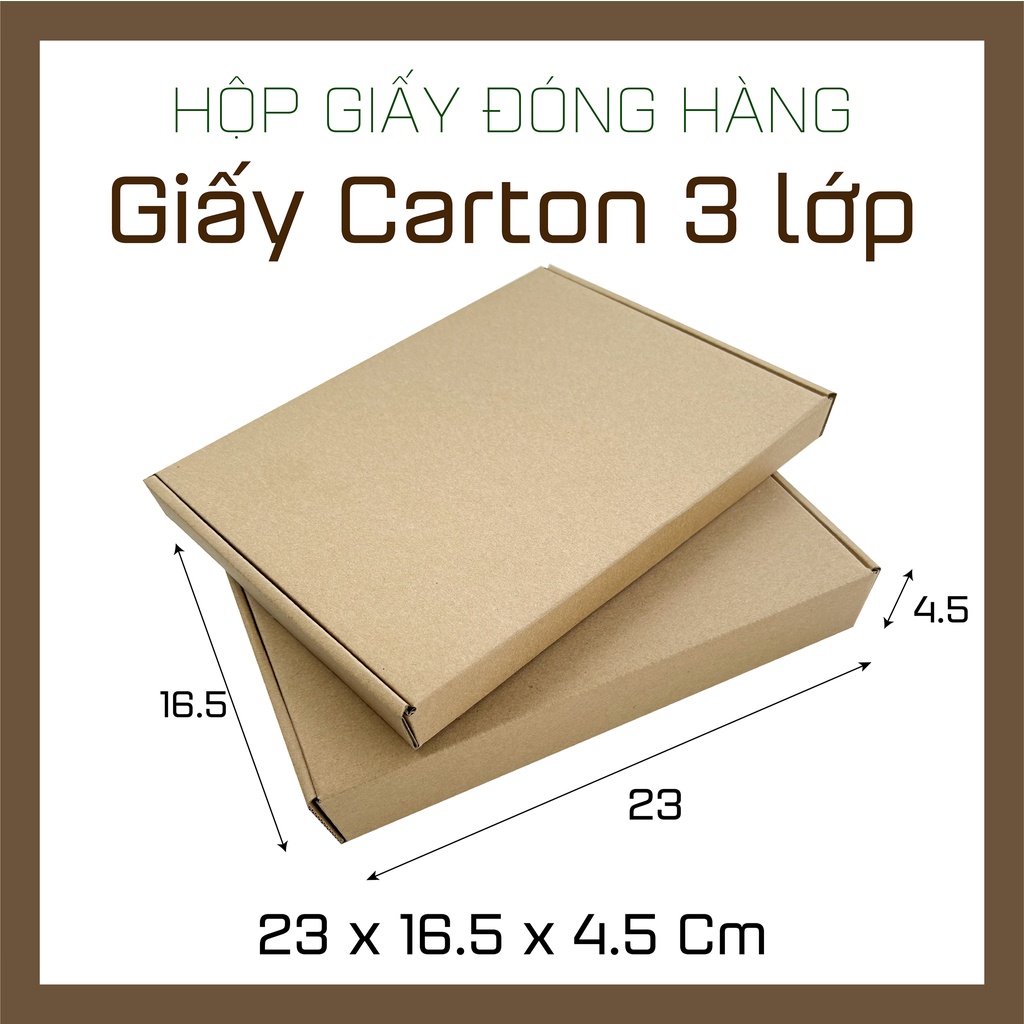 Hộp Carton Đóng Hàng Nắp Gài (1 Hộp)