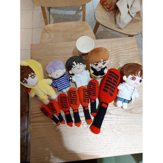 Lightstick iKON móc len, móc khóa lightstick