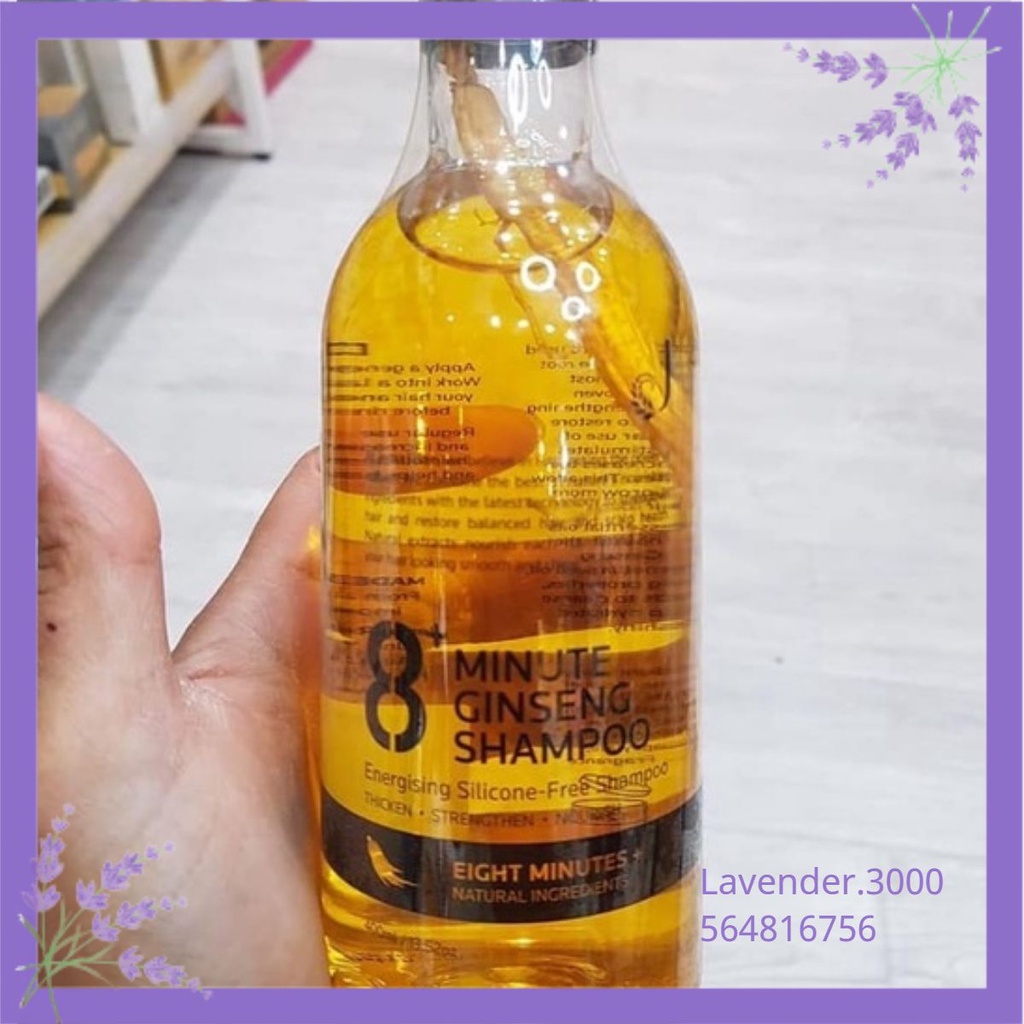DẦU GỘI NHÂN SÂM VÀNG 𝐉𝐞𝐦𝐚 𝐑𝐨𝐬𝐞 𝟖+ 𝐌𝐢𝐧𝐮𝐭𝐞𝐬 𝐆𝐢𝐧𝐬𝐞𝐧𝐠 𝐒𝐡𝐚𝐦𝐩𝐨𝐨 𝟒𝟎𝟎𝐦𝐥