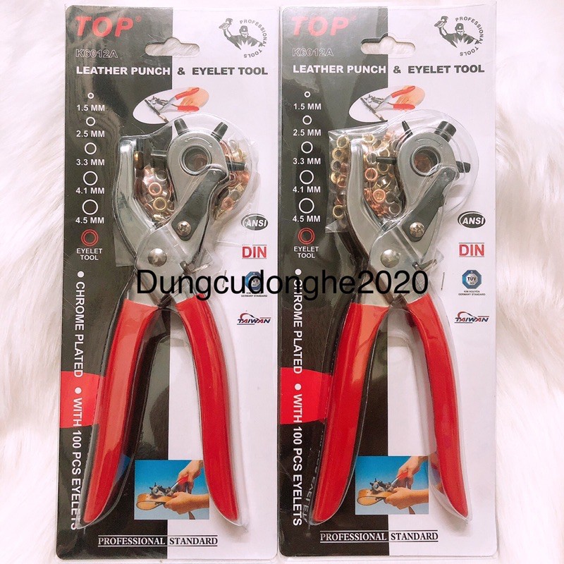 KÌM BẤM LỖ DÂY NỊT TOP + 100 KHOEN K6012A