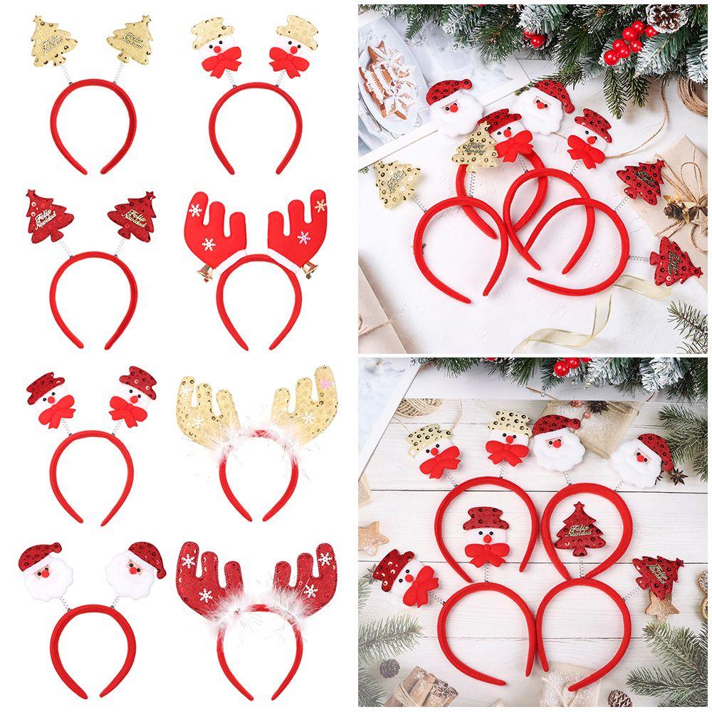 1 Băng Đô Sừng Tuần Lộc Giáng Sinh Đáng Yêu