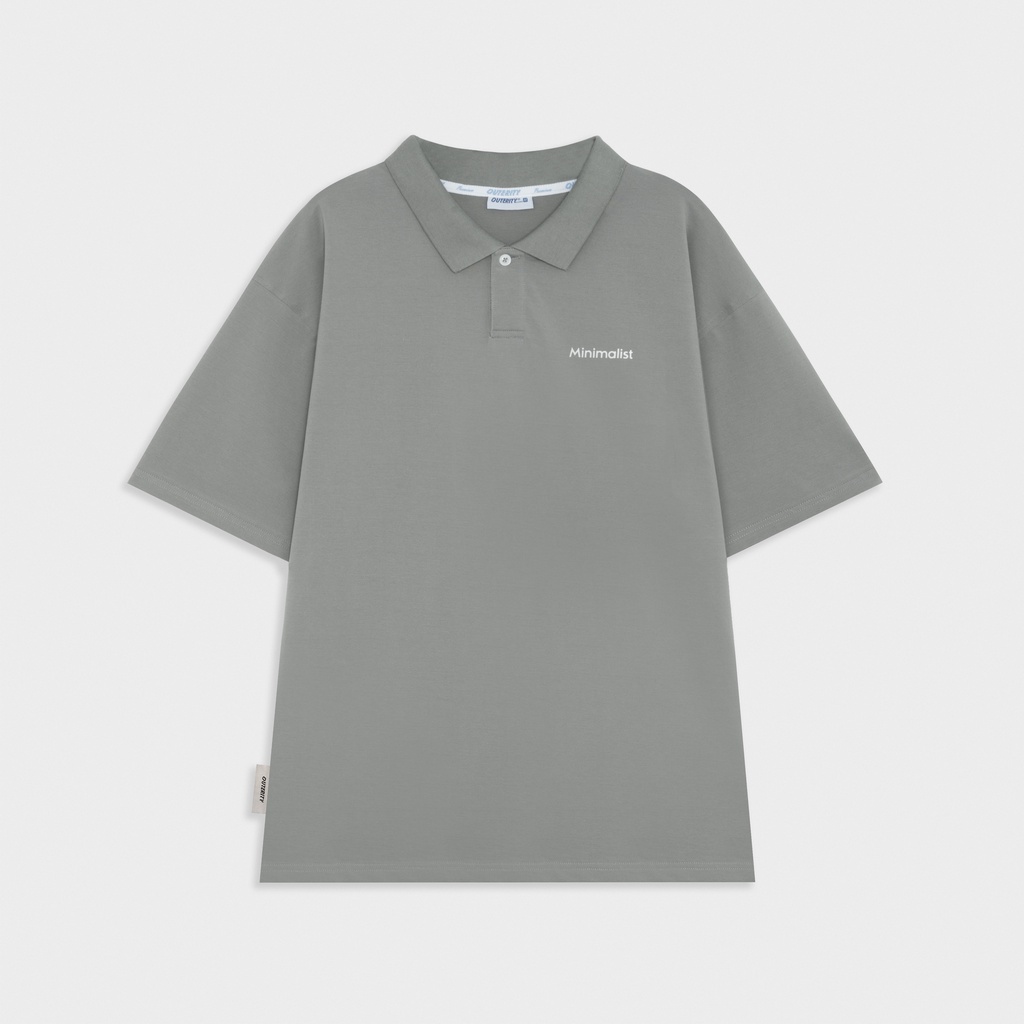 Áo polo nam nữ local brand unisex Outerity Minimalist vải cá sấu - ORT.B 703