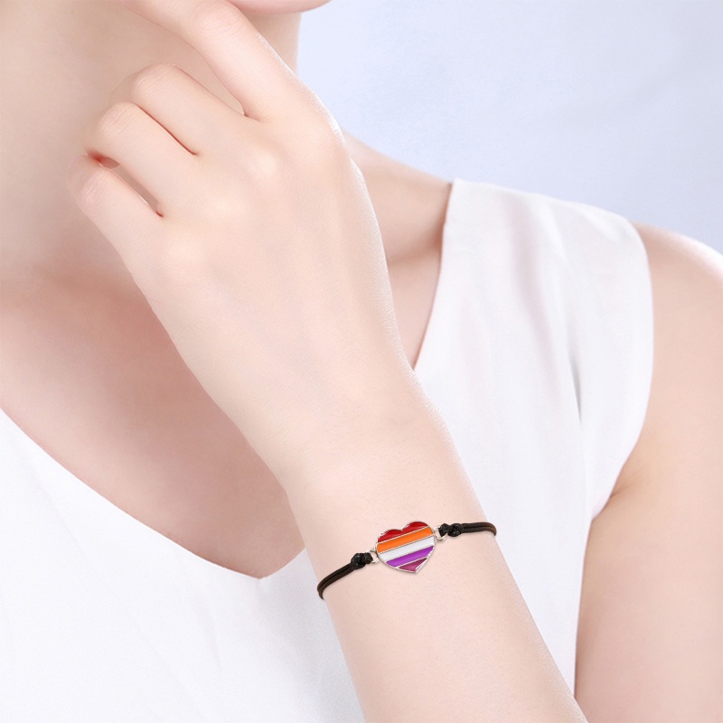 Set 2 Vòng Tay Tình Bạn Màu Sắc Cầu Vồng Dễ Thương