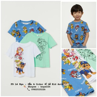Set 3 áo phông hm uk sz 2-4