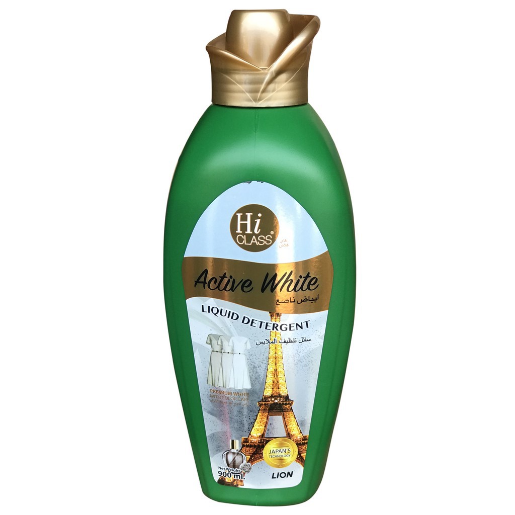 Nước giặt Hiclass For White Color (900ml) màu xanh