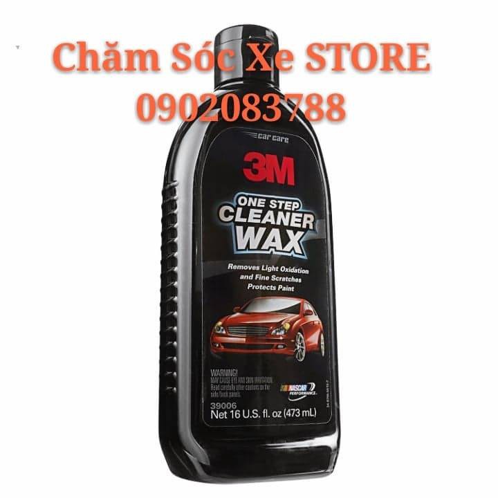 Dung Dịch Đánh Bóng 1 Bước – 3M One Step Cleaner Wax PN39006- Xóa Xước 3M- Phá Xước