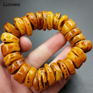 Vòng Tay Đá Hổ Phách May Mắn