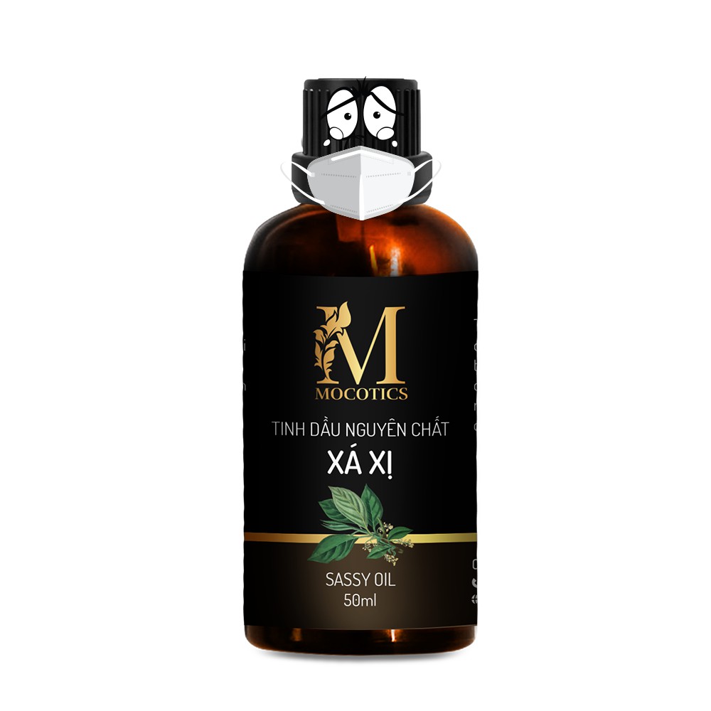 Tinh Dầu Xá Xị Mocotics Chai 50ML | Tinh Dầu Gù Hương Nguyên Chất | Xông Thơm Phòng | Tặng lọ treo tinh dầu treo xe