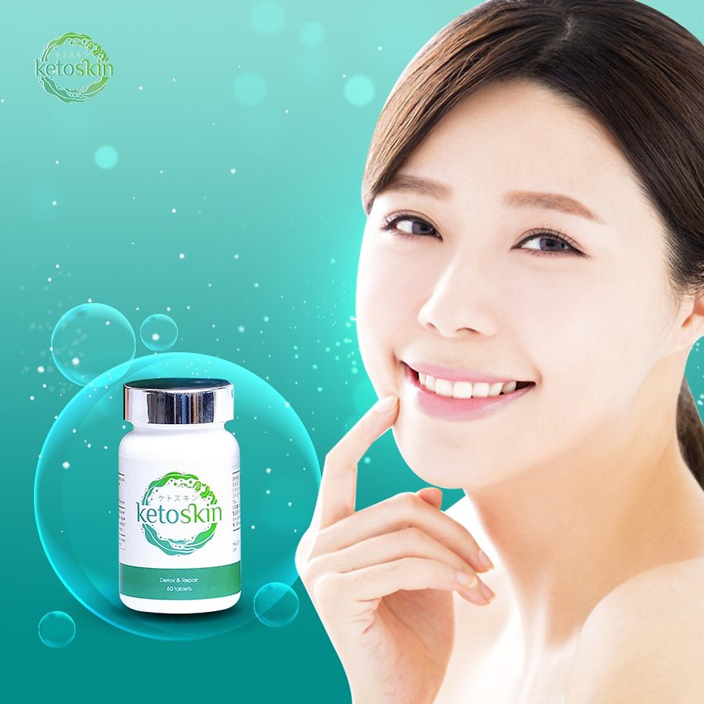 [GIÁ SỈ] Viên uống thải độc cơ thể làm đẹp da Ketoskin Nhật Bản hộp 60 viên | BigBuy360 - bigbuy360.vn
