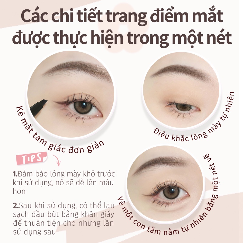 Bút kẻ lông mày JUDYDOLL dạng lỏng tự nhiên lâu trôi không phai không nhòe