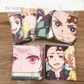 Khăn Lau Mặt Hình Vuông In Họa Tiết Kimetsu No Yaiba Độc Đáo Tiện Dụng