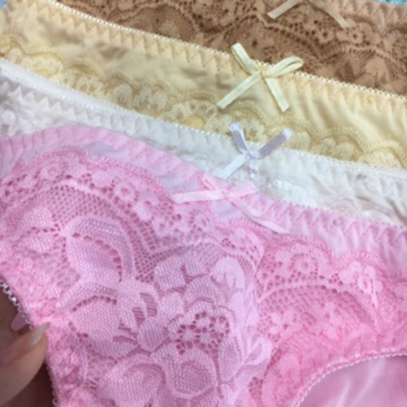 Quần cotton ren mông