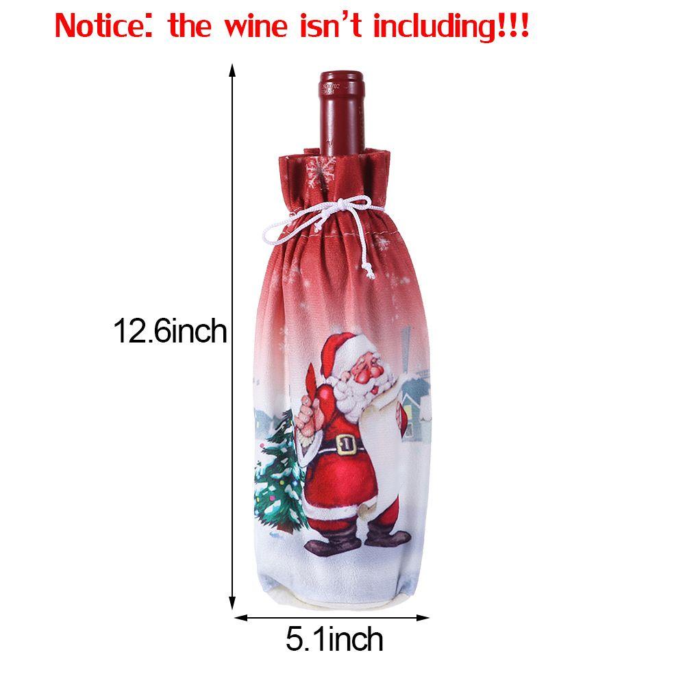 Vỏ Bọc Chai Rượu Hoạ Tiết Giáng Sinh Dễ Thương