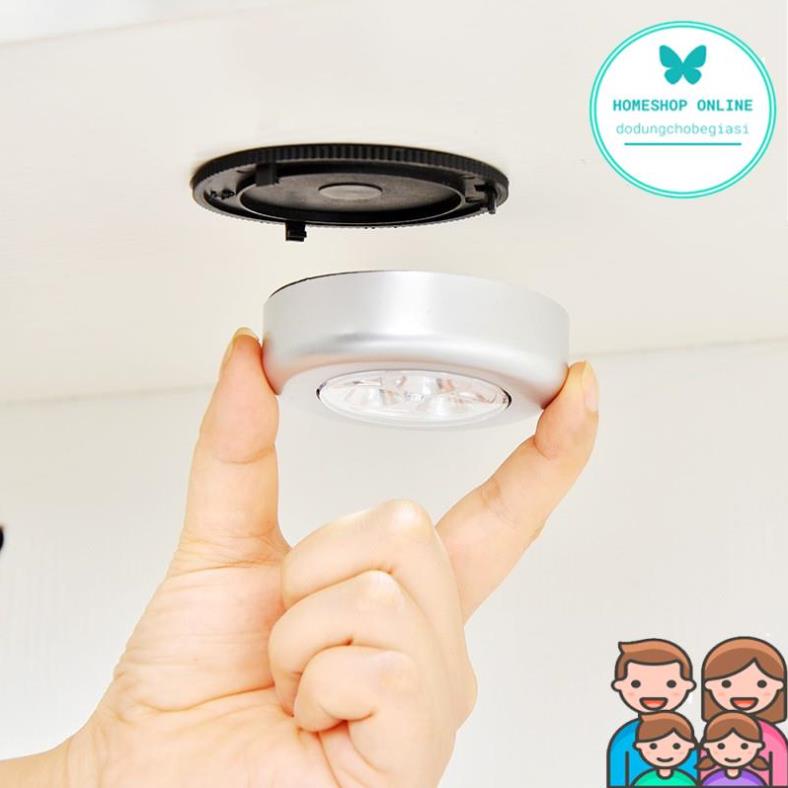 Đèn chạm cảm ứng không dây tiện lợi gắn tường/tủ/nhà bếp đa năng không vỏ
