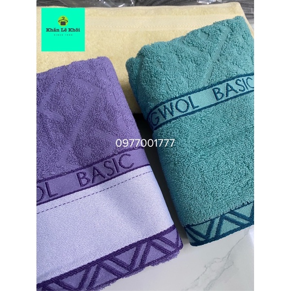 Khăn tắm cỡ trung Xuất Hàn chuẩn xịn SONGWOL - 100% cotton, Tông Tối sang trọng - Nhiều mẫu - 40x80cm