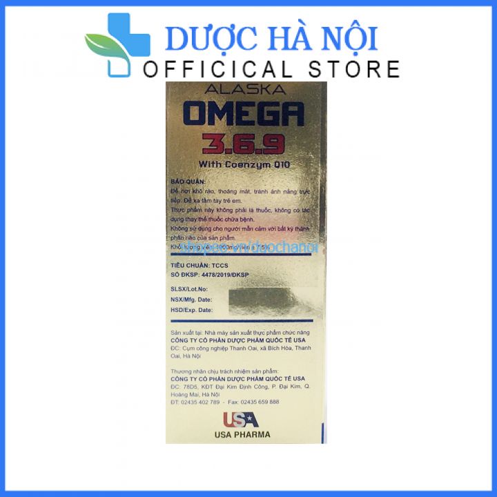 Viên uống sáng mắt Omgega 369 tăng cường trí nhớ phòng chống đột quỵ sáng mắt đẹp da hộp 100 viên