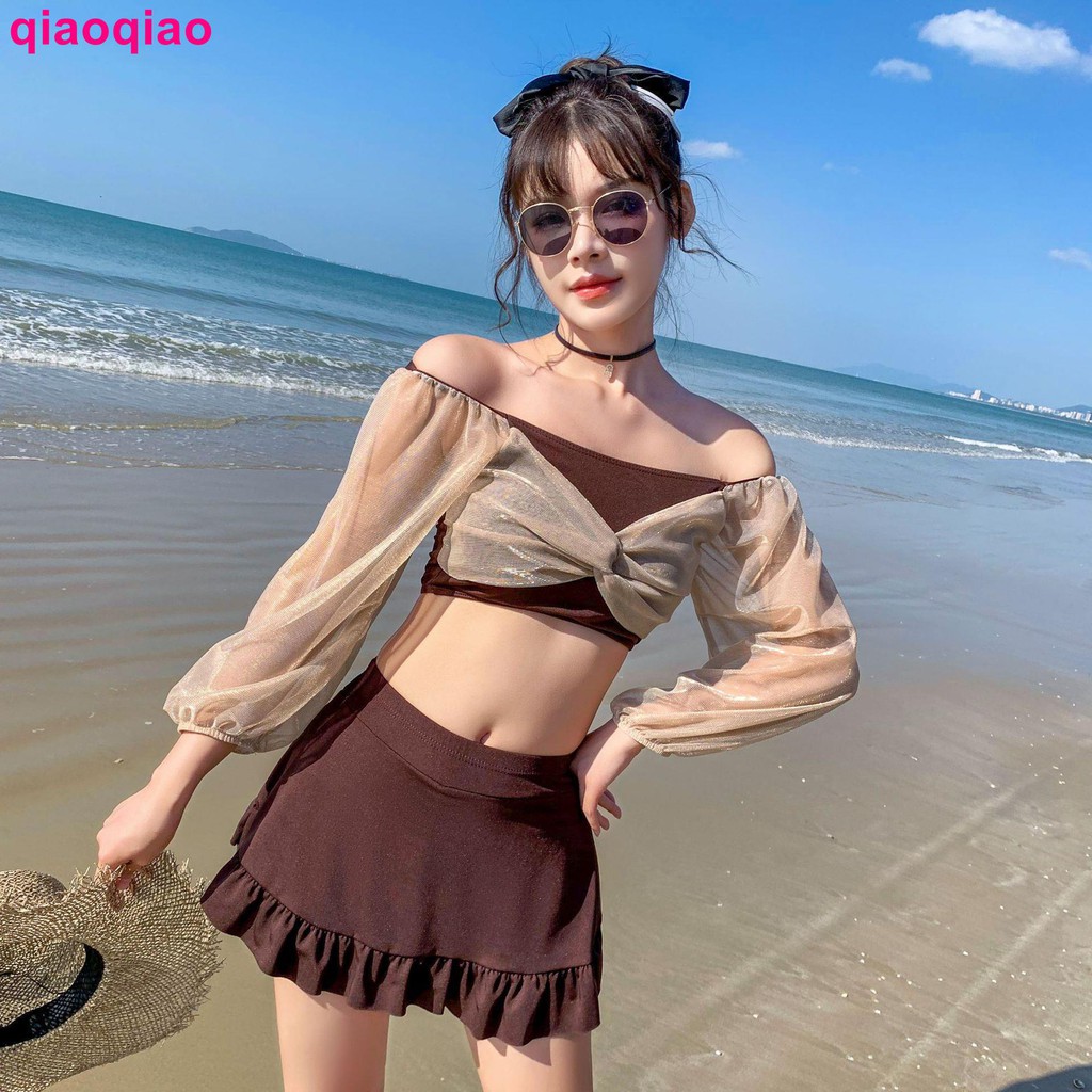 Bộ Đồ Bơi Hai Mảnh Phong Cách Hàn Quốc 2021 Cho Nữ | BigBuy360 - bigbuy360.vn