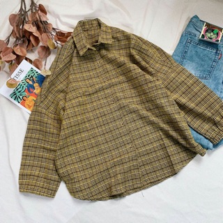 Áo sơ mi oversize tay phồng