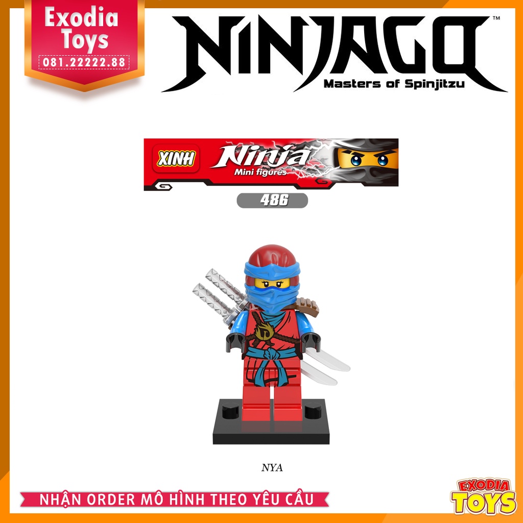 Xếp hình Minifigure Ninjago : Masters of Spinjitzu - Đồ Chơi Lắp Ghép Sáng Tạo - X0143