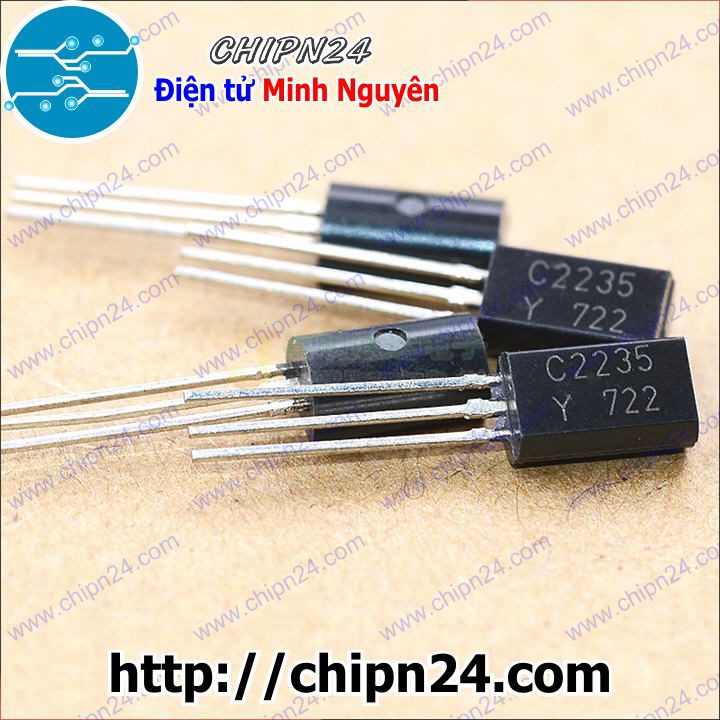 [5 CON] Transistor C2235 TO-92L NPN 0.8A 120V (2SC2235 2235)