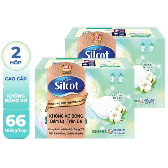 Bông tẩy trang Silcot Cotton Pads 66Pcs (66 miếng)
