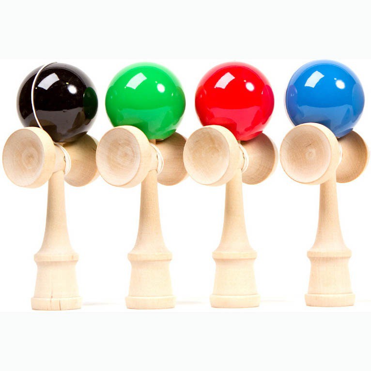 Đồ chơi kendama standard nhật bản cỡ lớn | màu sắc đa dạng, sơn cựu bền màu | giao màu ngẫu nhiên