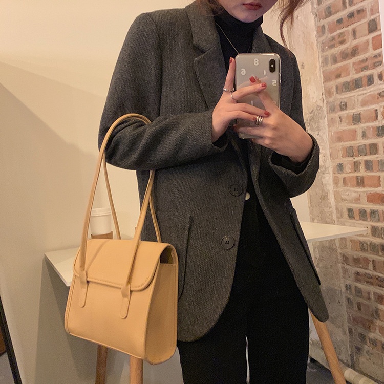 Dela Túi Đeo Một Bên Vai Thời Trang Xuân Hè Hàn Quốc Cổ Điển 2022 Mới Dễ Phối Đồ Dành Cho Nữ