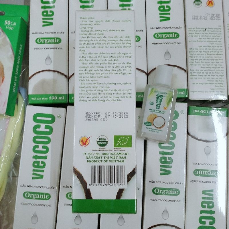 Dầu dừa VIETCOCO 250ml dầu dừa nguyên chất dầu dừa ép lạnh từ cơm dừa tươi chất lượng cao | BigBuy360 - bigbuy360.vn