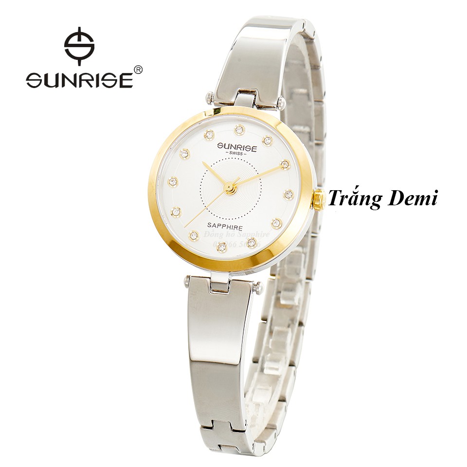 Đồng hồ nữ Sunrise 9936SA siêu mỏng kính Sapphire chống xước rất tốt | BigBuy360 - bigbuy360.vn