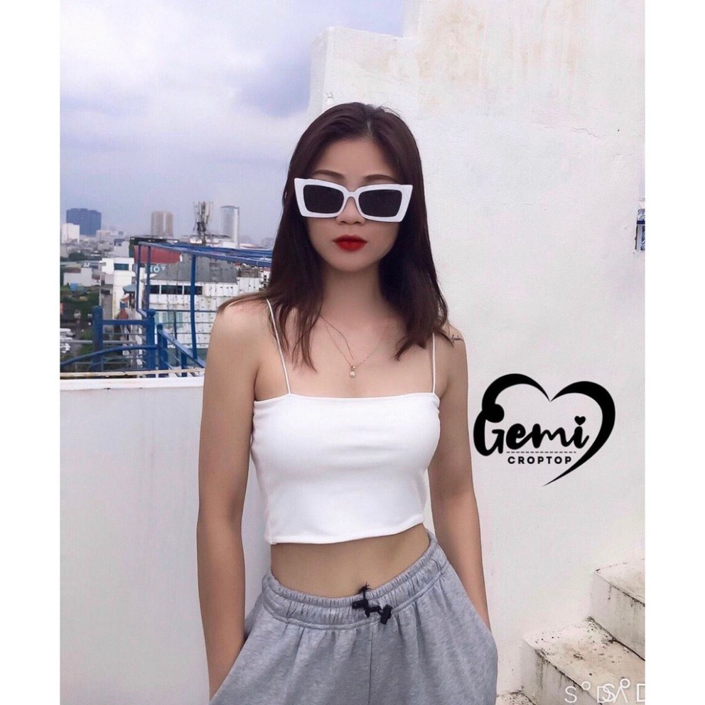 Áo Bra Thun Tăm 2 Dây CT34 chất vải mát kiểu dáng Ulzzang