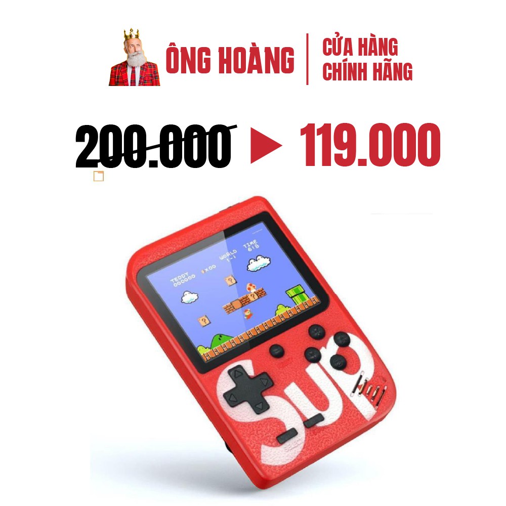 Máy chơi 400 game cầm tay mini SUP, điện tử bấm cổ điển - Hàng nhập khẩu