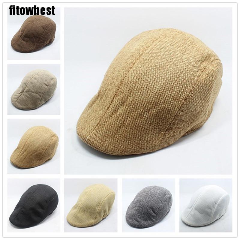 Mũ beret GJCUTE Fbvn phong cách vintage dành cho nam