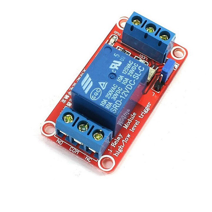 Module Relay Đơn 5V-12V, Rơ Le 10A