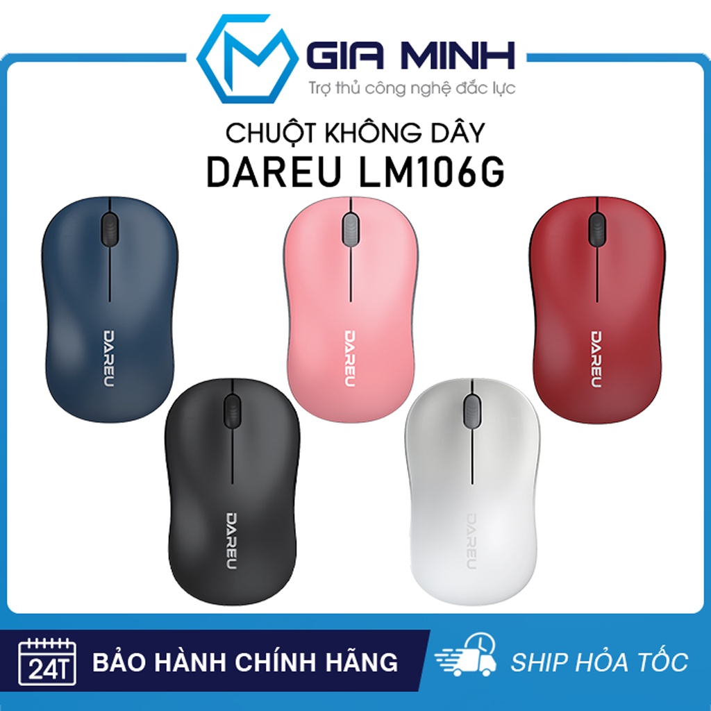 Chuột Không Dây DareU LM106G - Hàng Chính Hãng , Bảo Hành 2 Năm