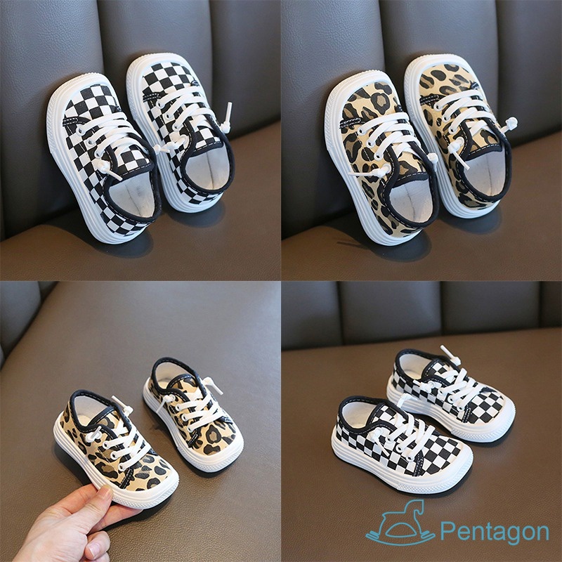 Giày Thể Thao Canvas Đế Mềm Phong Cách Hàn Quốc Dễ Thương Cho Bé