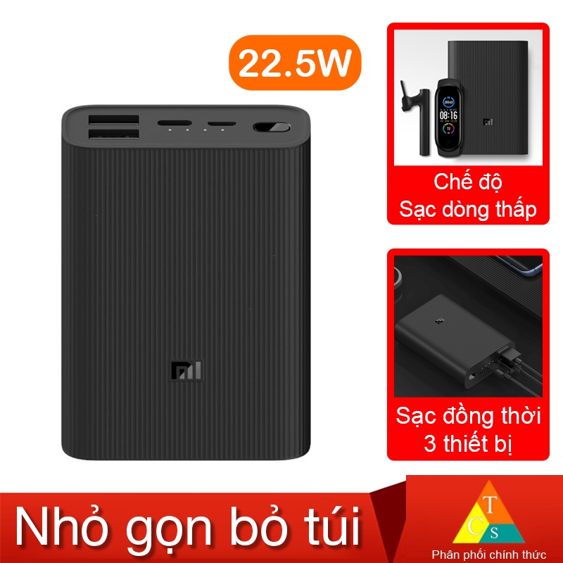 Sạc dự phòng 10000mAh Xiaomi Mi 3 Ultra Compact BHR4412GL