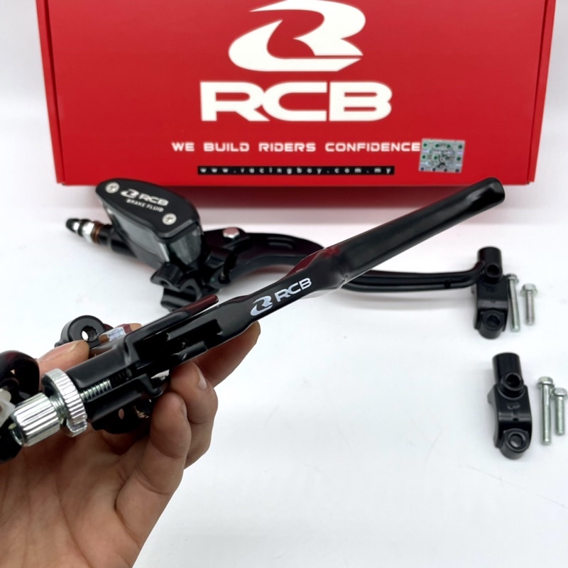 Cùm tay phanh - Tay côn RCB 14mm bình dầu liền chính hãng RCB lắp mọi loại xe