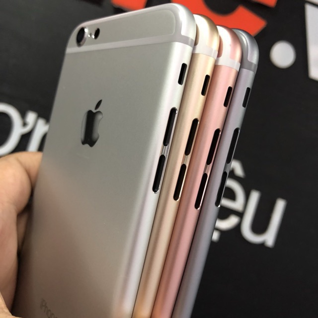 Vỏ iphone 6splus mới, đẹp như zin, full màu, đã khắc sẵn font chữ zin máy, ráp vô máy khít đẹp