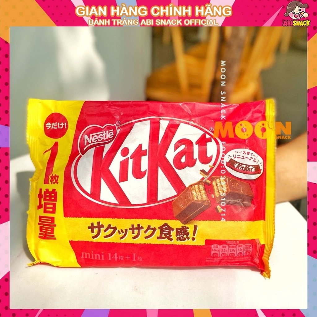 [Hàng Ngoại] Bánh Socola Kitkat Trà Xanh/Trà Sữa/Bánh Quy/Socola/Dâu Nestle Chính Hãng Nội Địa Nhật Bản Gói 150g