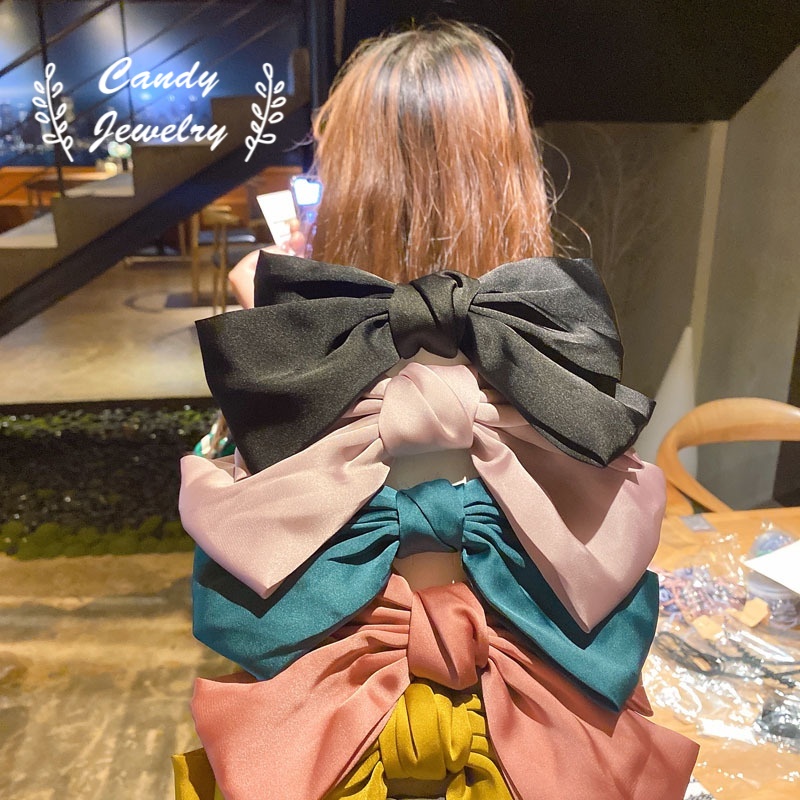Kẹp Tóc Hình Nơ Dễ Thương Phong Cách Lolita Nhật Hàn Cho Nữ