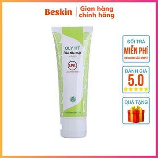 Sữa rửa mặt trắng da, ngừa mụn tinh chất dưa leo Oly HT 70ml