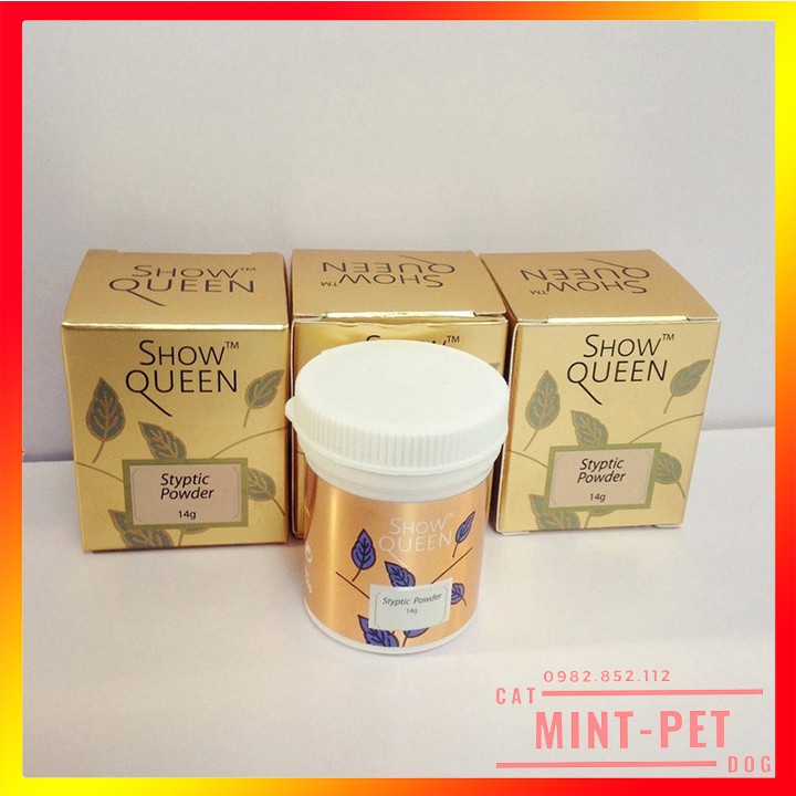 Bột Cầm Máu Dành Cho Chó Mèo Show Queen 14g Giá Rẻ #MintPet