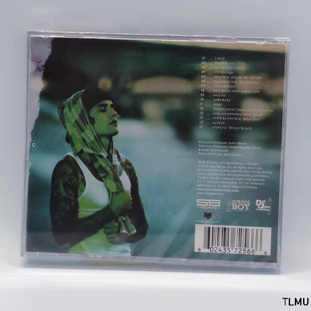 Đĩa cd album justin bieber justice 2021 v0601