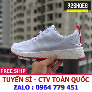 Giày thể thao nam nữ NMD R2 trắng cục đỏ siêu đẹp